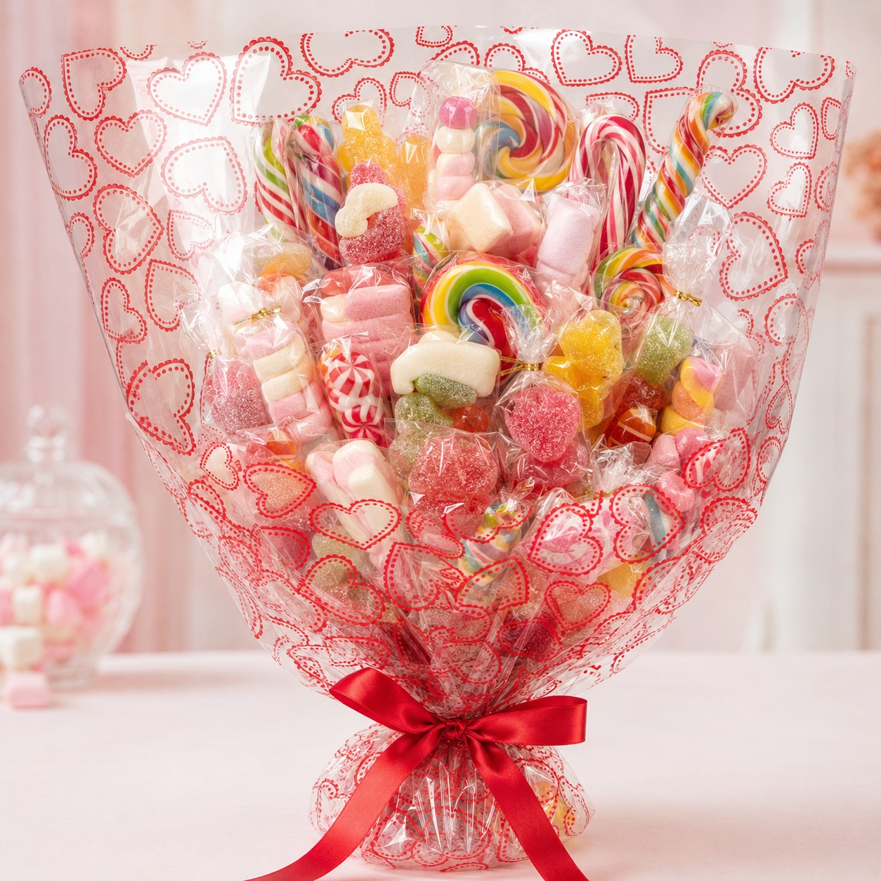 ❤️ Papel Celofán con Corazones
Nuestro celofán transparente impreso con corazones es perfecto para preparar ramos de chuches, cestas, flores y regalos llenos de personalidad. Su acabado transparente permite ver el contenido, mientras el estampado aporta ese toque especial que transforma cualquier detalle.
Porque una presentación cuidada también forma parte de la sorpresa. 🎁✨
Descubre este diseño y muchos más en Pakot.com.
#Pakot #CelofánTransparente #CelofánImpreso #RamoDeChuches #PackagingCreativo #DetallesBonitos #RegalosOriginales