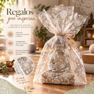 ✨ Papel de celofán transparente con mandalas y estrellas blancas.
Hay pequeños gestos que nos hacen sentir bien: una sesión de yoga, unos minutos de calma, respirar profundo… o preparar un regalo pensando en alguien especial. 🤍
Nuestro papel de celofán transparente con mandalas y estrellas blancas deja ver el interior mientras aporta ese toque delicado y especial que transforma cualquier detalle. Su diseño en blanco sobre transparente es ideal para cestas, regalos y composiciones que quieres que luzcan por sí mismas. En Pakot, somos expertos. 😊
🧘♀️ Regalar también es una forma de bienestar.
✨ Envuelve bonito. Regala bonito.
Descubre el celofán de mandalas y estrellas blancas en Pakot
#Pakot #Celofán #PackagingBonito #PackagingCreativo #RegalosConEncanto #DetallesQueImportan #Yoga #Bienestar #MomentosBonitos #EnvolverRegalos