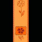 Ribbon Polypropylene Flowers Orange 50mm x 50m