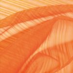 Decorative Textile Roll Orange 750mm x 5m
