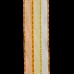 Textile Ribbon Orange and Yellow - 40mm x 20m