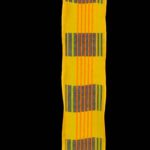 Textile Ribbon - Yellow 40mm x 20m