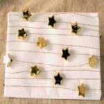 Estrellas decorativas alambradas oro