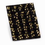 Estrellas decorativas alambradas oro