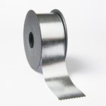Polypropylene tape roll embossed silver